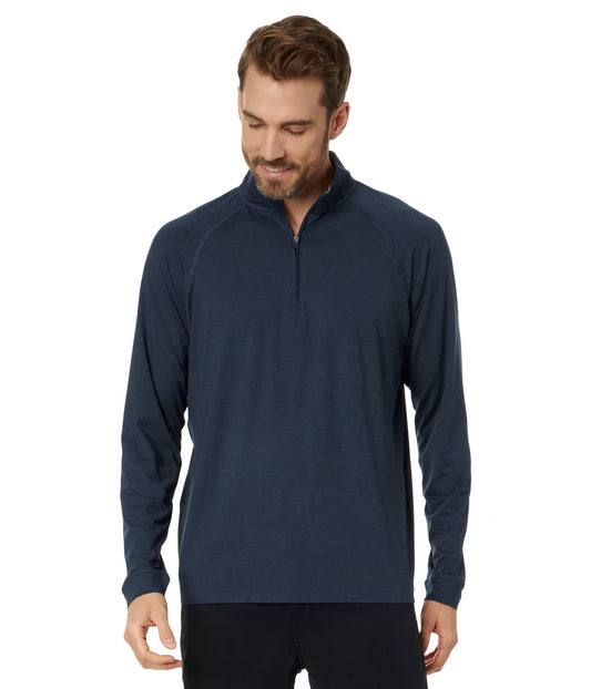 johnnie-O Freeborne Performance 1/4 Zip Pullover Wake/M